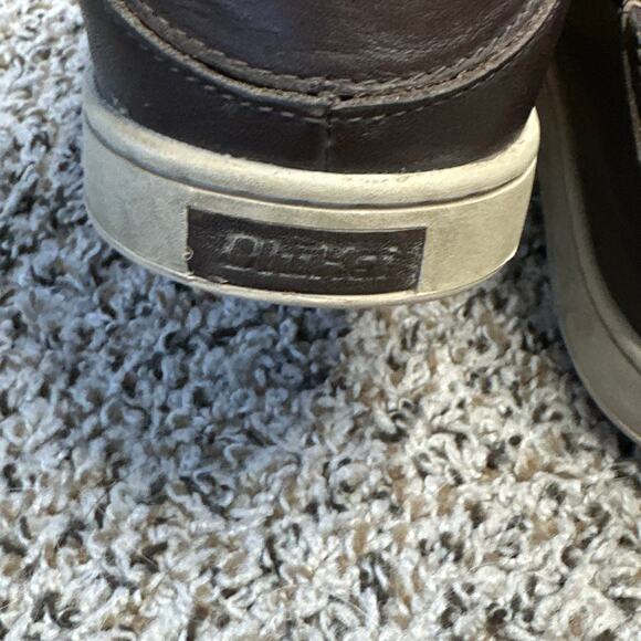 OLUKAI Kahu Pahaha Leather Sneakers Men's Size 10 Brown Lace Up - Picture 4 of 9